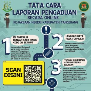 Kejaksaan Negeri Kabupaten Tangerang Layani Pengaduan Via Online