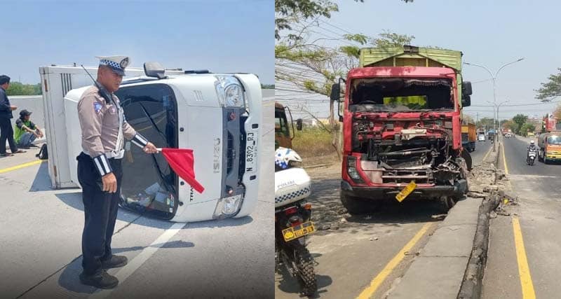 Dua Kecelakaan Pasuruan di Tol Gempol dan Raci, Tak Ada Korban Jiwa