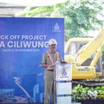 Sekda Marullah Matali Hadiri Kick Off Pembangunan IPA Ciliwung (Humas Pemprov)