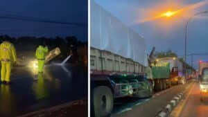 Di Lamongan Hujan Es dan Angin Kencang Robohkan Pohon Besar dan Atap Beterbangan