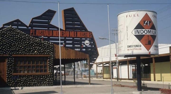 Paviliun Indomilk (PT Australia Indonesian Milk Industries) di Lapangan Merdeka, Jakarta.(Ist)