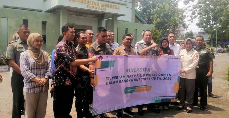 Peletakan Batu Pertama Renovasi Masjid Unmerbaya CSR dari PT Pertamina