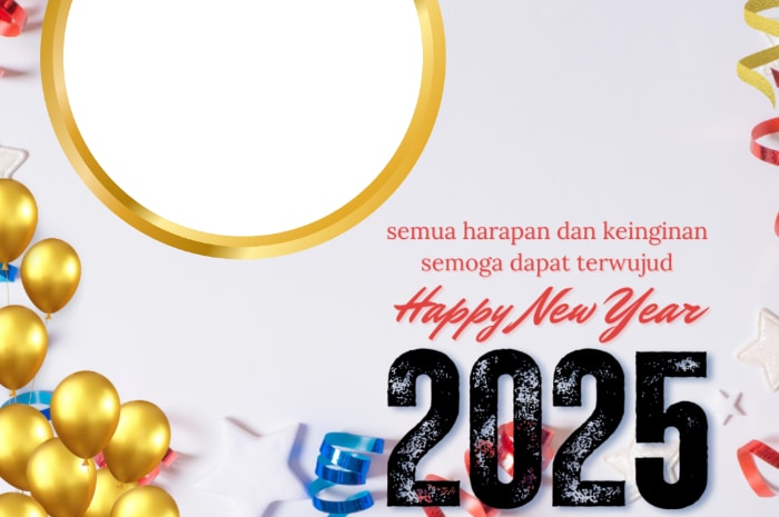 20 Link Twibbon Tahun Baru 2025 dan Cara Pakainya, Pas Banget Buat Jadi Foto Profil!