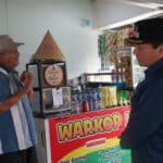 Pj. Bupati Bogor, Bachril Bakri, saat berkunjung di Warpat dan jalur Puncak (Nicko/KIS)