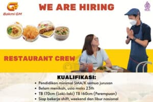 Bakmi GM Buka Loker Magang untuk Nataru 2024, Ijazah Min SMA dan SMK