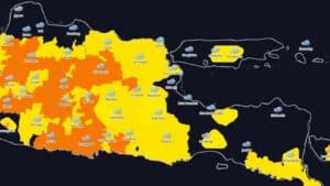 Update Daftar Wilayah Diguyur Hujan Jawa Timur Hari ini dan Peringatan Dini Cuaca BMKG