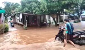 Luapan Sungai Sebabkan Tiga Kabupaten Barabai, Amuntai dan Tabalong Terdampak