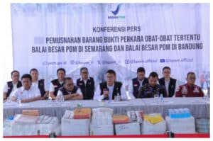 Obat Ilegal Senilai Rp317 Miliar Dimusnahkan BPOM di Semarang
