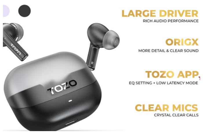 Nikmati Audio Berkualitas Tinggi dengan TOZO Crystal Pods