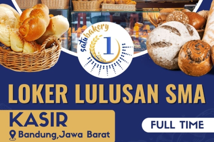 Lulusan SMA Mendekat! Satu Bakery Bandung Buka Loker Posisi Kasir, Cek Link Daftar di Sini