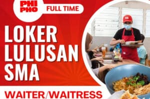 Lulusan SMA SMK Mendekat! Phi Pho Bandung Buka Loker Posisi Waiter dan Waitress, Minat?