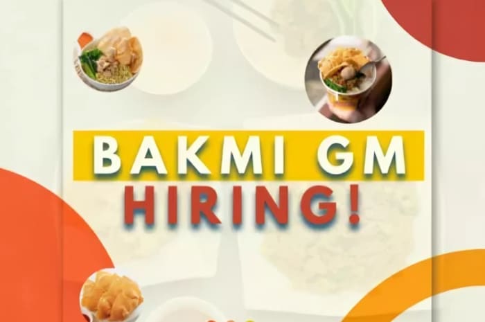 Lulusan SMA SMK Merapat! Bakmi GM Bandung Buka Loker 2 Posisi Sekaligus