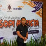 Pemkot Bogor lewat Disparbud menggelar acara 'Ngopi Barista' di Van Hoeis, Jalan Siliwangi, untuk memperkuat pariwisata. (KIS/NICKO)