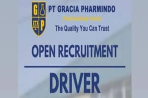 PT Gracia Pharmindo Buka Loker Driver Lulusan SMA dan SMK, Usia 35 Boleh Daftar!