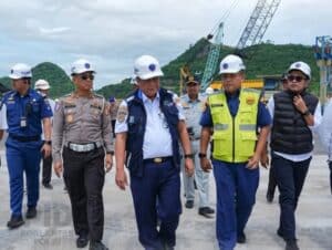 Korlantas Polri dan Kemenhub Cek Kesiapan Jalur Penyebrangan Jelang Nataru
