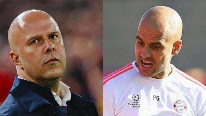 arne Slot pep guardiola