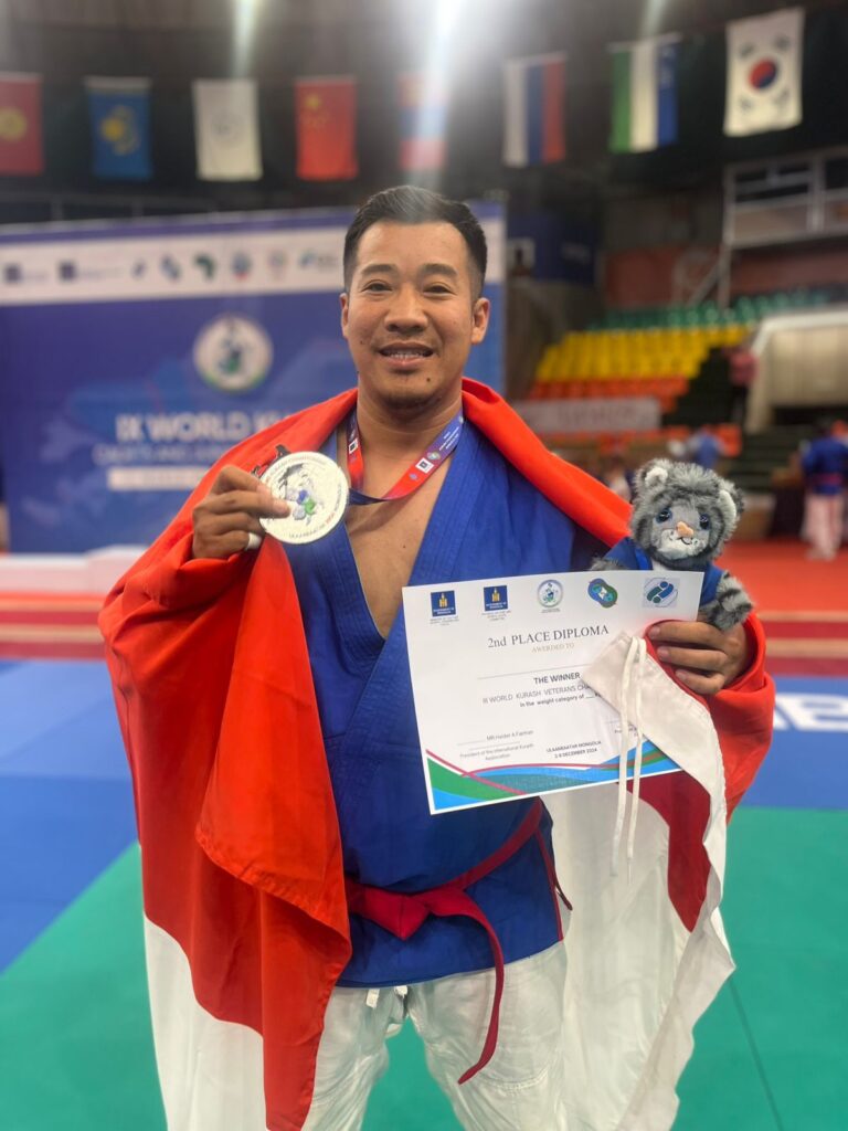 Atlet M.Salim  Raih Runner Up Kejuaran Kurash Dunia di Mongolia
