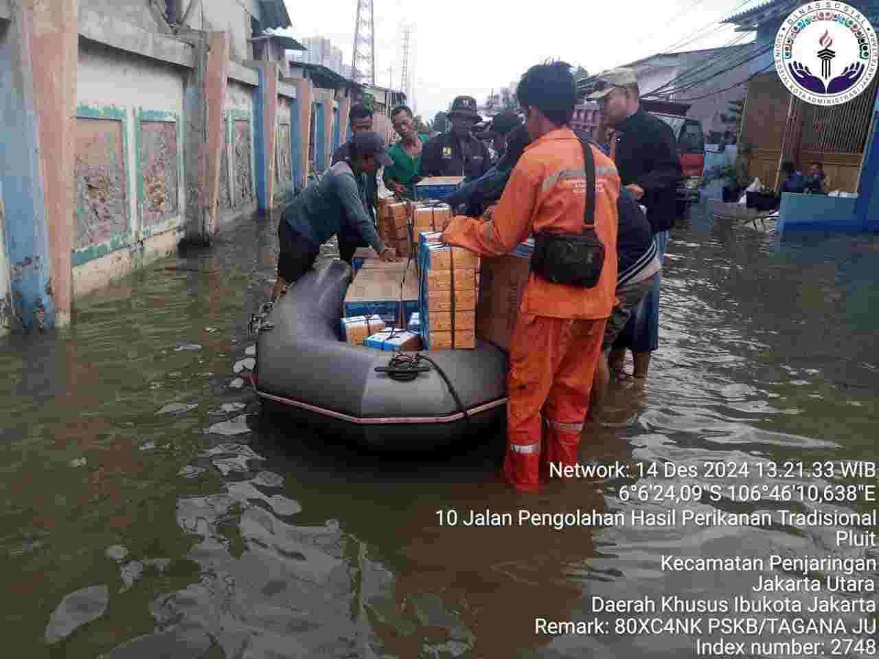 Dinsos DKI intensifkan bantuan sosial korban banjir Rob (ist)