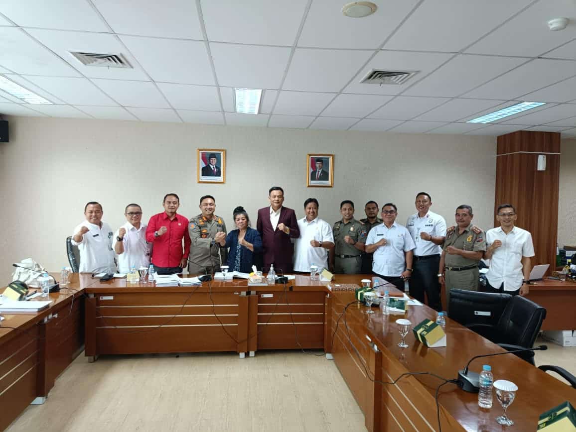 Komisi III DPRD Kota Bogor, dalam Rapat Koordinasi bersama Dinas Koperasi KUKM, Perumda Pasar Pakuan Jaya, Dagin dan Satpol PP (KIS/NICKO)