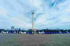Dukung Transformasi Kota Global, Pemprov DKI Luncurkan 200 Armada Bus Listrik