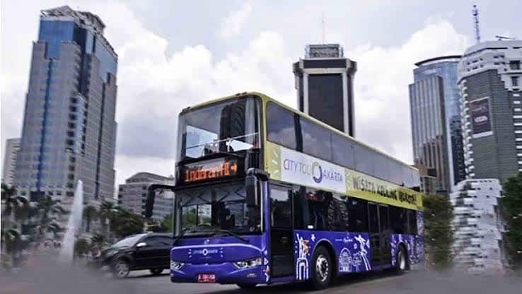 Bus tingkat keliling Jakarta ada yang bisa dinikmati gratis dari Pemprov DKI Jakarta. (Ist)