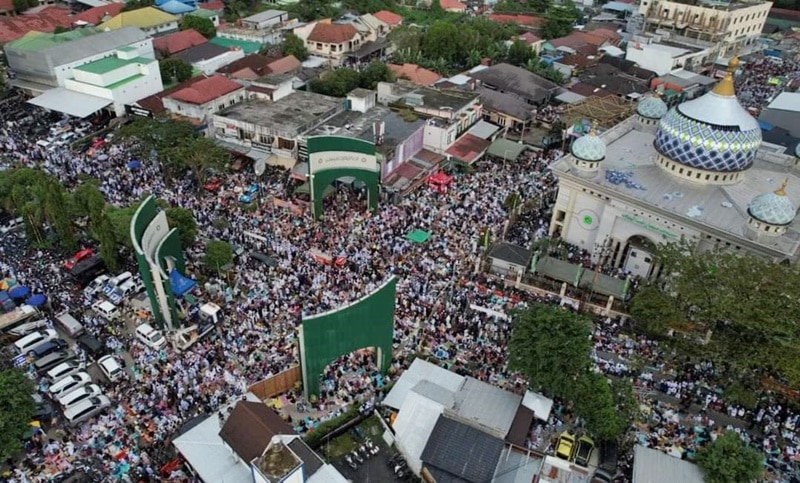 Suasana haul Guru Sekumpul pada tahun 2023. (Ist)