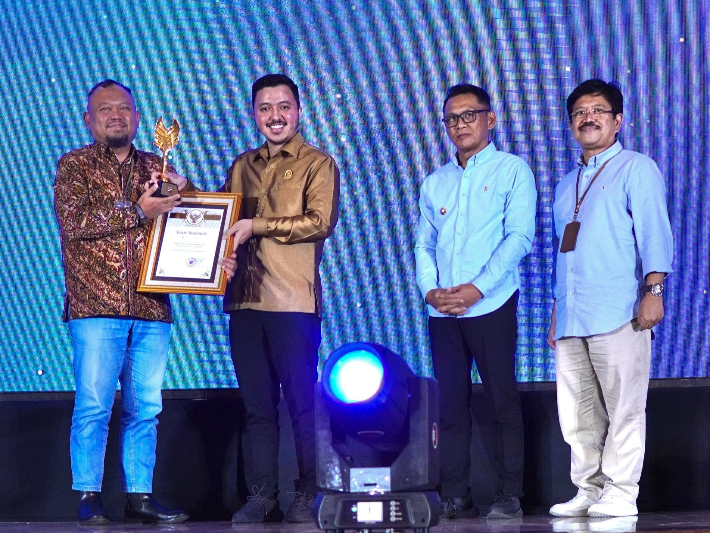 Ketua Komisi II DPRD Kota Bogor, Abdul Kadir Hasbi Alata dalam kegiatan Penghargaan Gebyar Pajak (KIS/NICKO)