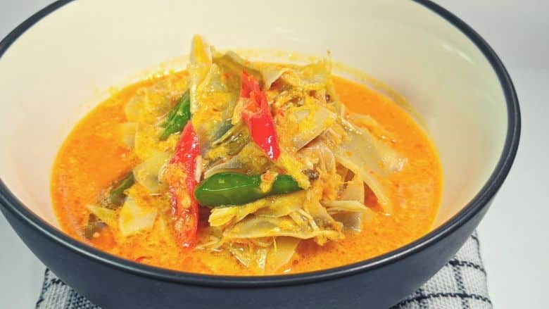 sayur lodeh jantung pisang