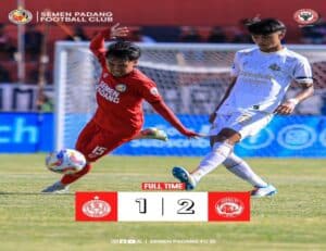 BRI Liga 1 : Semen Padang Telan Kekalahan dari Arema FC, 1-2!