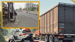 Menyesal Seumur Hidup Anak Ditinggal di Atas Motor Sendirian, Tertabrak Truk dan Meninggal