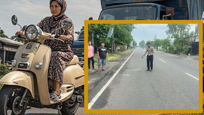 Dua Emak-emak Kehilangan Nyawa Dihantam Truk di Gresik dan Surabaya