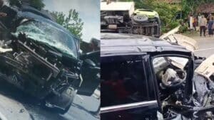 Adu Banteng Xpander Pacitan vs Truk Box di Balong Ponorogo Lihat Kondisinya