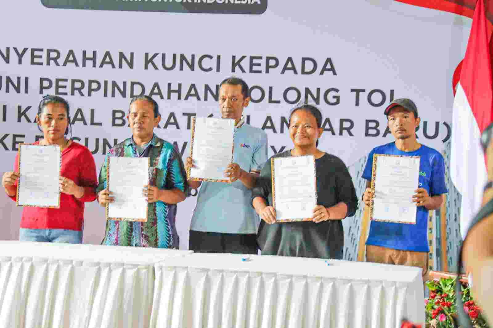 Warga rentan yang tinggal di Jalan Tol kini dapat tinggal di Rusunawa secara gratis (Humas-Pemprov)