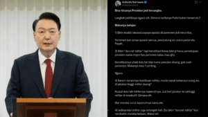 Presiden Korea Selatan Yoon Suk Yeol Dimakzulkan, Netizen Sindir Soal Ini