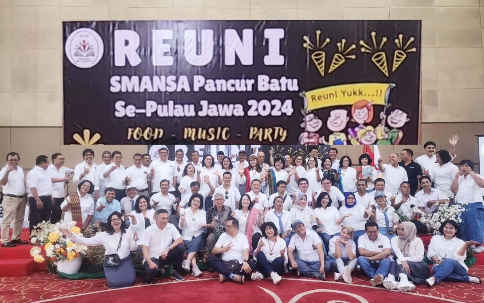 Alumni SMAN 1 Pancur Batu Sumatera Utara gelar reuni di Kemayoran, Jakarta Pusat. (Tbn)
