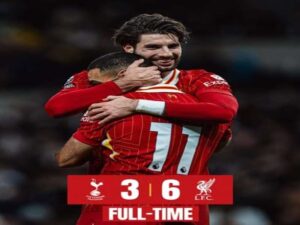 Liverpool Kokoh di Puncak Klasemen setelah Taklukkan Tottenham 6-3, Mo Salah Cetak Dua Gol!