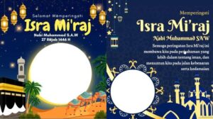 10 Link Twaibbon Isra Miraj 2025, Simak Cara Pasangnya di sini