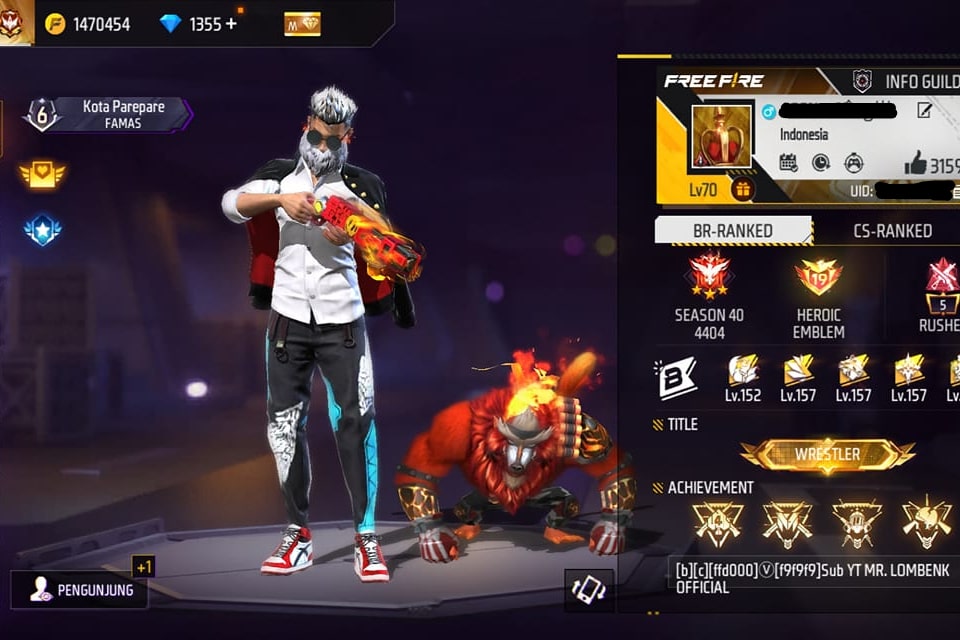 12 Akun FF Sultan Gratis Hari Ini 1 Januari 2025, Hadiah Tahun Baru Full Item