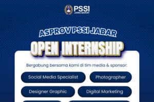 18 Tahun Bisa Daftar! PSSI Jawa Barat Buka Loker Magang 6 Posisi Sekaligus