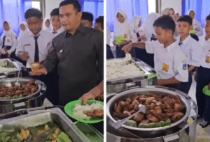 Viral ! Makan Bergizi Gratis di Majalengka Berkonsep Prasmanan, Siswa Diberi Kebebasan Ambil Porsi Sesuai Selera