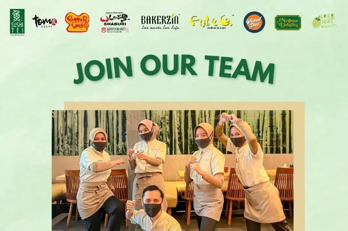 3 Posisi Sekaligus! Sushi Tei dan Maharasa Group Bandung Buka Loker Buat Lulusan SMA dan SMK