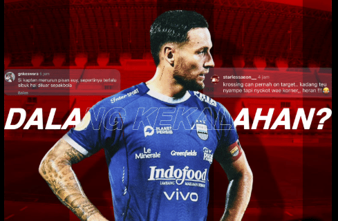 Beberapa Bobotoh Soroti Marc Klok Dianggap Biang Kekalahan Perdana Persib di Liga 1