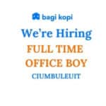 Bagi Kopi Buka Loker Office Boy Lulusan SMP dan SMA di Ciumbuleuit Bandung