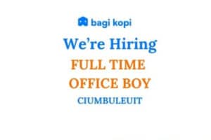 Bagi Kopi Buka Loker Office Boy Lulusan SMP dan SMA di Ciumbuleuit Bandung