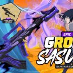 Begini Cara Mendapatkan Senjata Epic Groza Sasuke di Free Fire x Naruto, Ada Mata Sharingan Jadi Auto Head Shot !