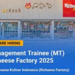 Fresh Graduate Bisa Daftar! Richeese Factory seluruh Indonesia Buka Loker Terbaru