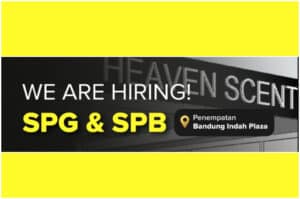 Gaji 3,5 Juta! Heaven Scent Bandung Buka Loker Buat Lulusan SMA dan SMK