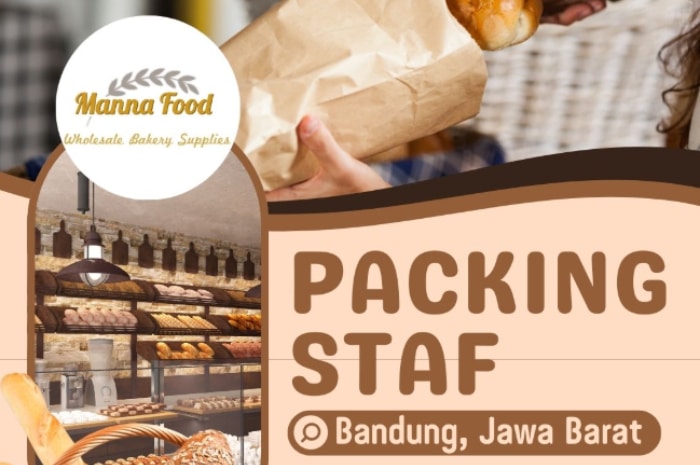 Gaji 3 Juta, Manna Food Bandung Buka Loker Posisi Packing Staff, Minat?