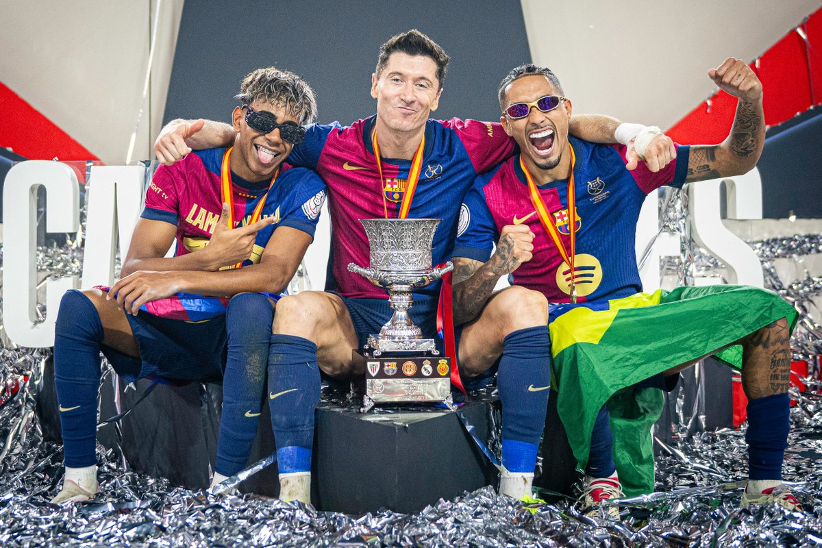 Barcelona Juara Piala Super Spanyol 2025, Hancurkan Real Madrid dengan Drama 7 Gol !