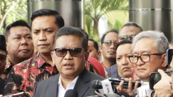 Sekjen PDIP Hasto Kristiyanto datangi KPK untuk menjalani pemeriksaan kedua. (Ist)